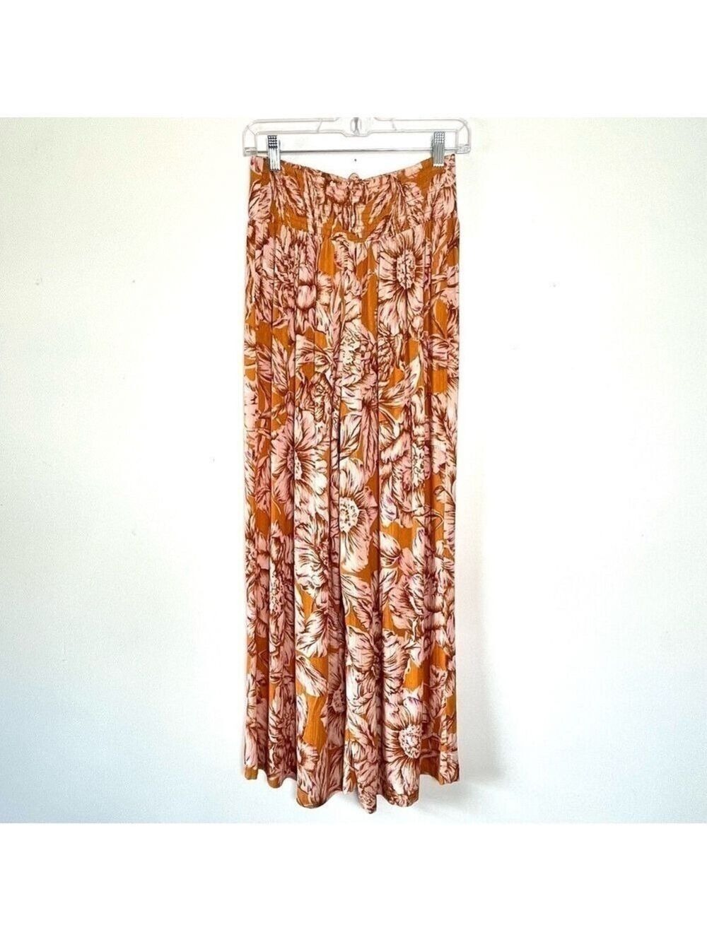 Band of the Free Arizona Gold Floral Wide Leg Pants Small - Picture 9 of 13